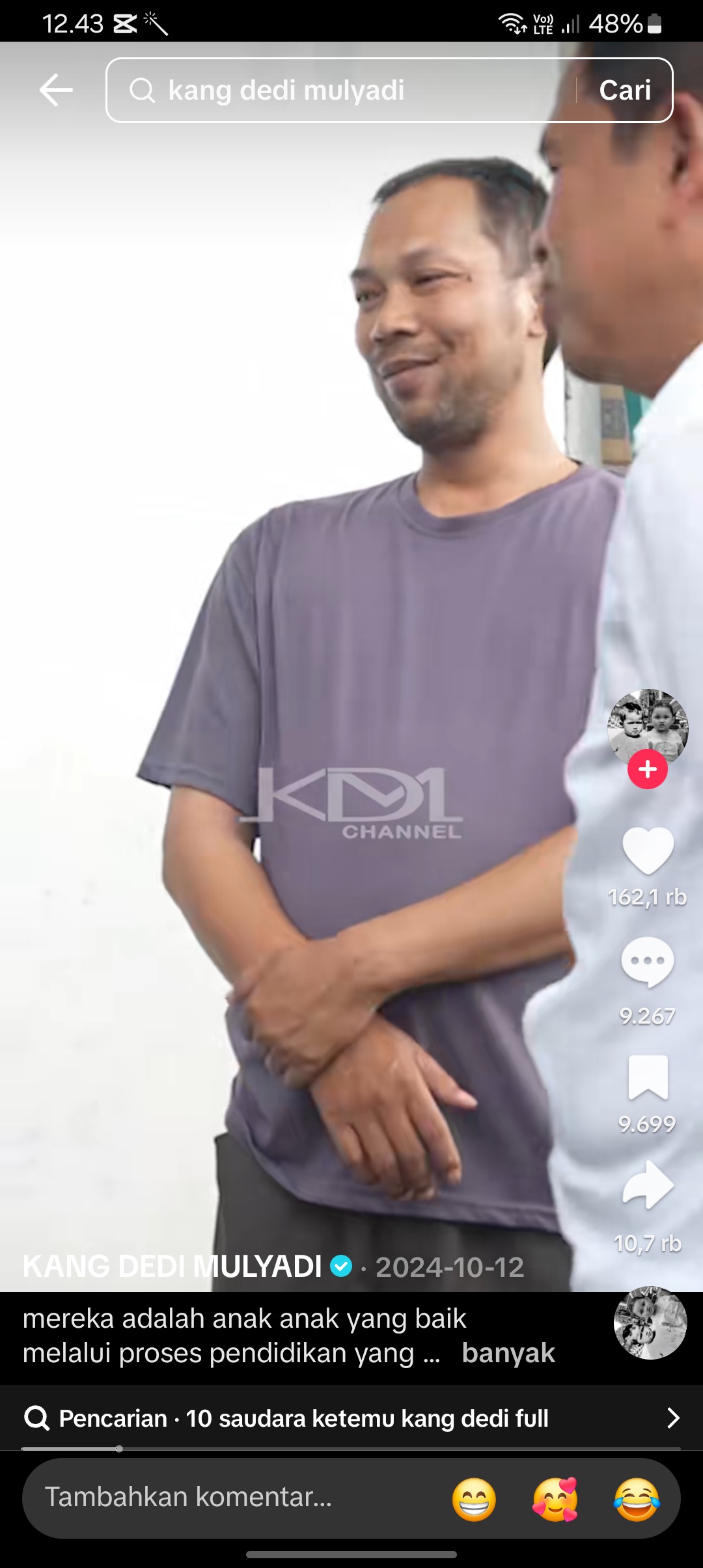 KDM: Pertemuan Kang Dedi Mulyadi dengan ayah yang memiliki 11 anak.