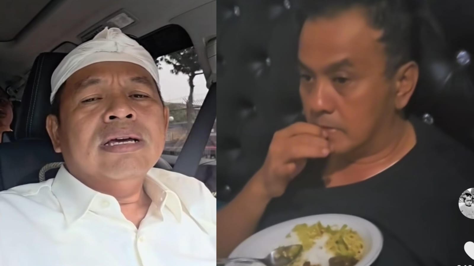 KELUHAN: Dedi Mulyadi (kiri) menanggapi keluhan istri Dicky Candra (kanan) soal suaminya sulit diatur.