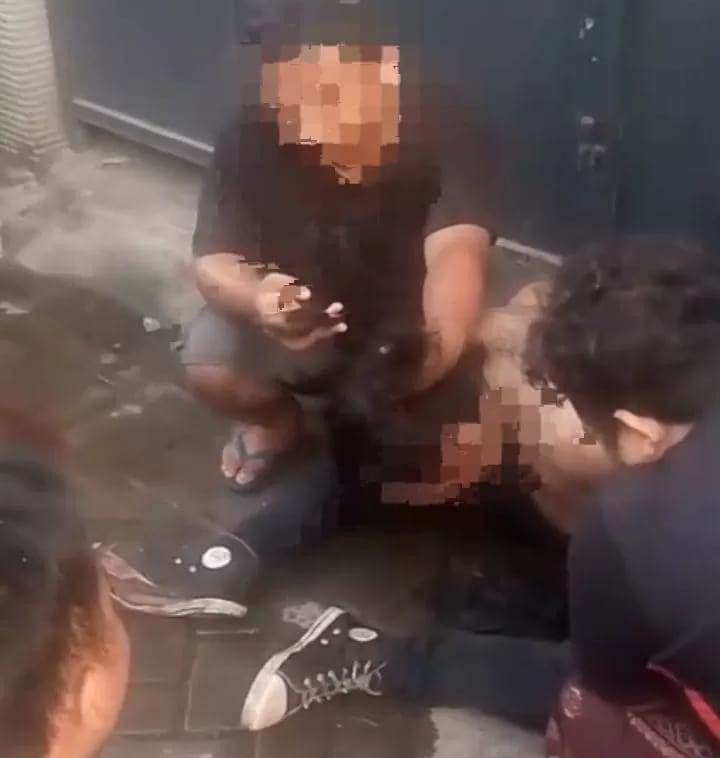 DIAMUK MASSA : MF maling motor ditangkap warga, Jumat (9/5).