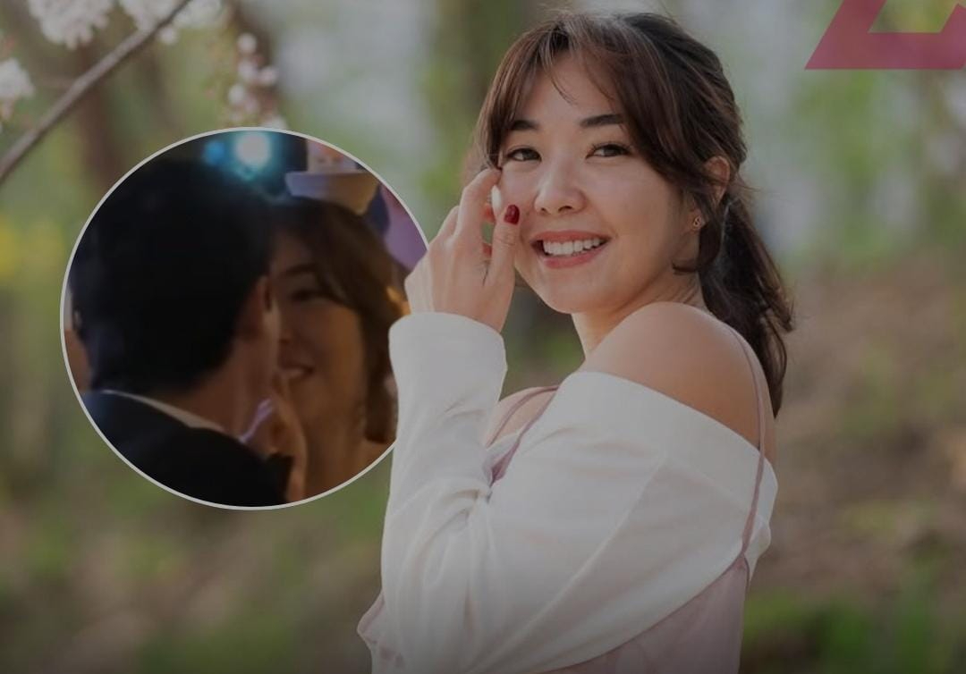 Gisella Anastasia datang bersama Cinta Brian di pesta resepsi Luna Maya