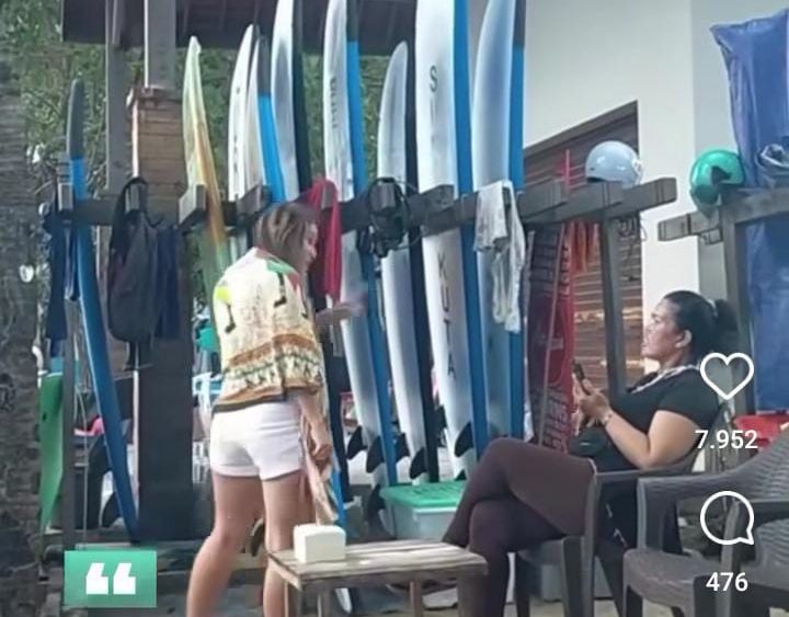 Viral video cekcok WNA dan pedagang di Pantai Kuta