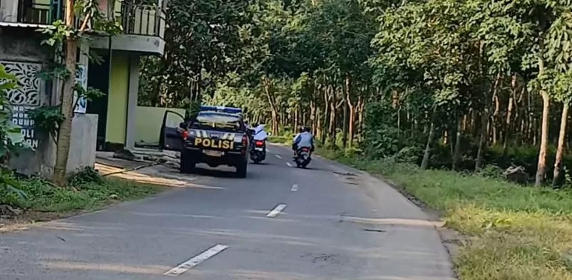 BEGAL: Alas karet (Alaska) Dukuh Wonorejo, Desa Bendungan, Kecamatan Kedawung, Sragen yang jadi tempat aksi begal tubuh wanita.