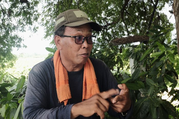 Wayan Kantra, petani buah naga di Desa Bulian, Buleleng.