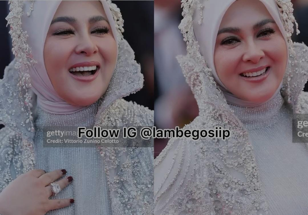Syahrini Tampil Mempesona di Red Carpet Cannes 2025