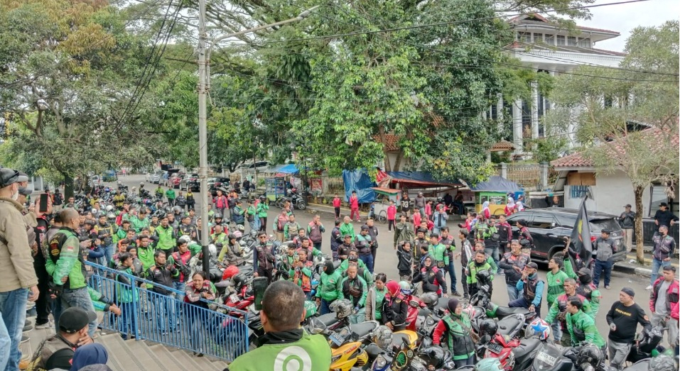 Ojol Sukabumi Offbit Serentak pada Selasa 20 Mei 2025