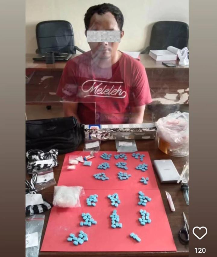 Satresnarkoba Polresta Denpasar Amankan Puluhan Gram Sabu dan Ratusan Ekstasi