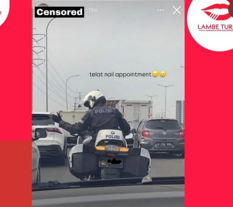 Beredar video seorang wanita mengaku dikawal patwal karena takut telat untuk perawatan kuku