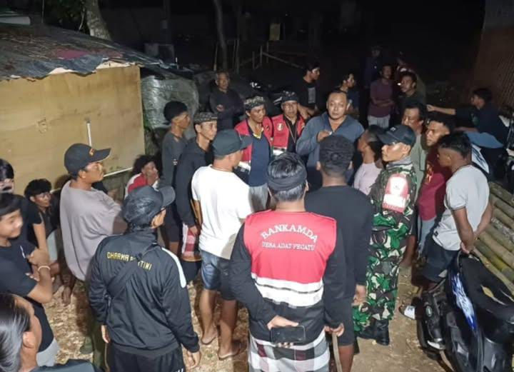 Keributan antar pekerja di bedeng proyek villa Pecatu