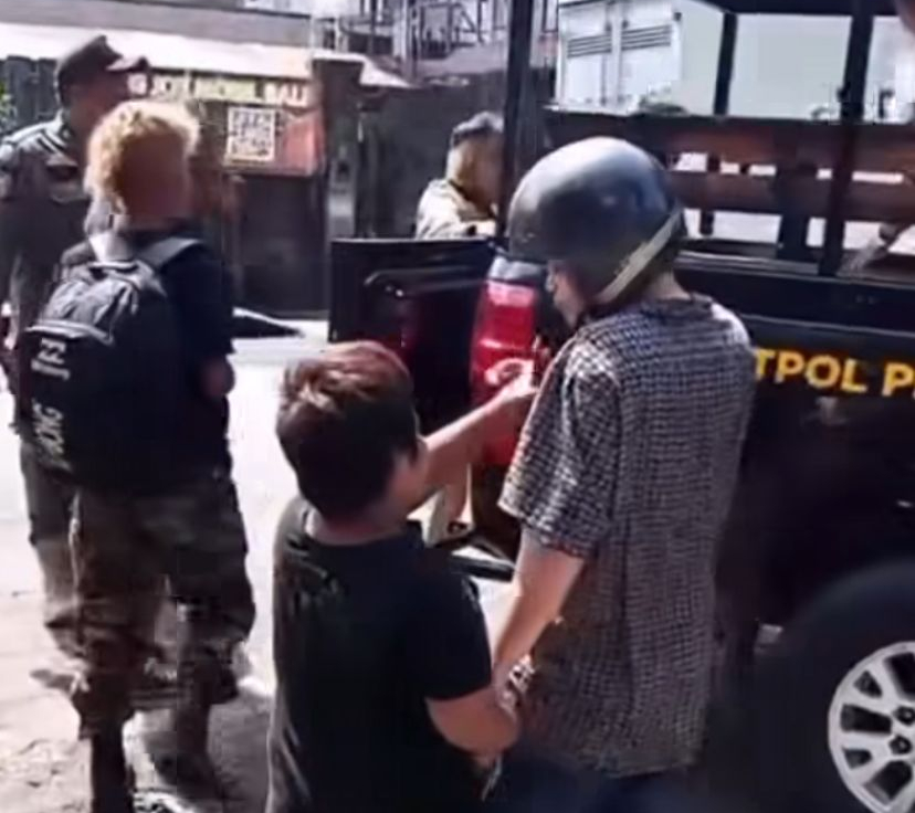Satpol PP Denpasar Amankan 7 Orang dalam Operasi Ketertiban di Jalan Imam Bonjol