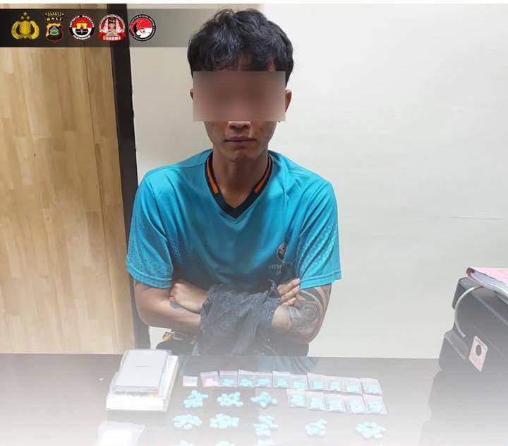 Pria Pengangguran Diamankan Satresnarkoba Polresta Denpasar