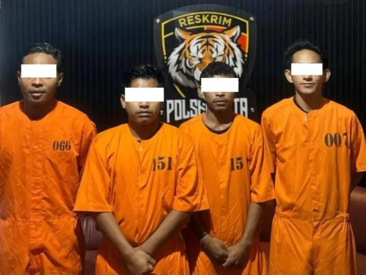 Empat pelaku pengeroyokan di Simpang Dewa Ruci ditangkap polisi