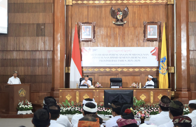 RAPAT: Musyawarah Perencanaan Pembangunan (Musrenbang) RPJMD Semesta Berencana Bali 2025&ndash;2029, Selasa (27/5)