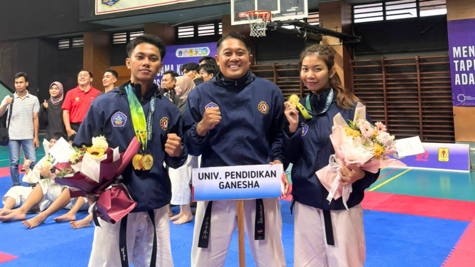 Atlet Kempo Undiksha meraih medali emas dan perunggu pada Kejurnas.