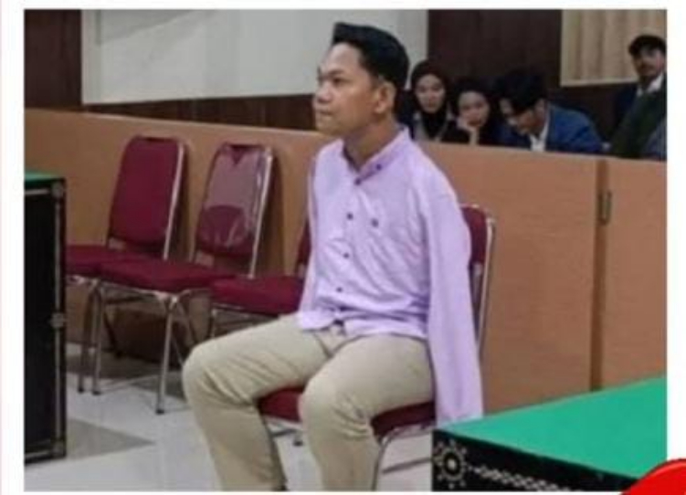 Agus Buntung memilih bungkam menghadapi vonis hakim