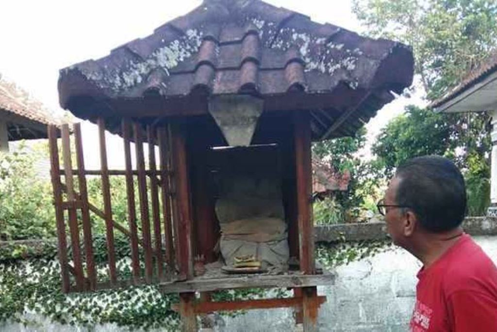 Patung Megelut di Puri Kaba Kaba Diyakini Bisa Beri Kesuburan Pasutri