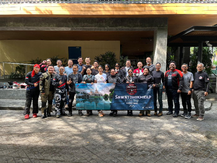 Sebanyak 24 peserta dari komunitas Honda Big Bike Bali dan Honda Thailand sukses menyelesaikan perjalanan epik menjelajahi Thailand.