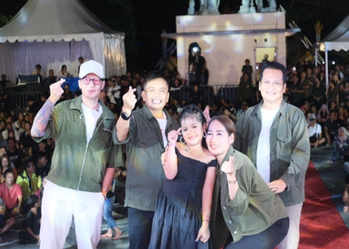 Puncak acara 100 hari kepemimpinan Bang-Ipat, Sabtu (31/5).