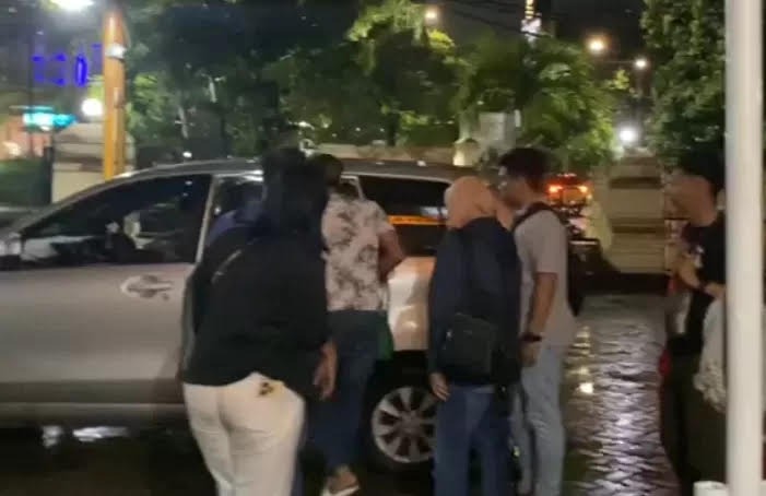 AKHIRNYA : Dua orang yang diamankan terkait penyekapan di Kedung Anyar, Surabaya, akhirnya ditetapkan tersangka kasus TPPO.