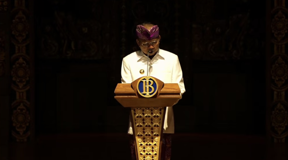 EKSPOR: Gubernur Bali Wayan Koster dalam acara pembukaan Bali Jagadhita 2025, Senin (2/6), bertempat di Dharma Negara Alaya Denpasar