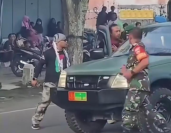 Anggota ormas GPK terlibat cekcok dengan anggota TNI