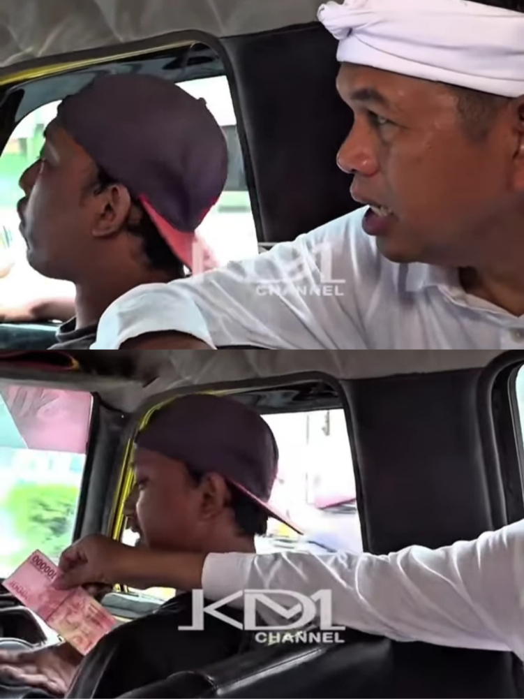 Dedi Mulyadi Beri Rezeki Nomplok untuk Sopir Angkot di Cirebon