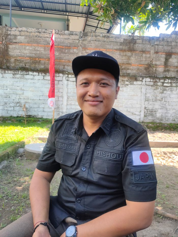 Kadek Sudantara, pendiri rumah belajar Gebang di Desa Tembok.