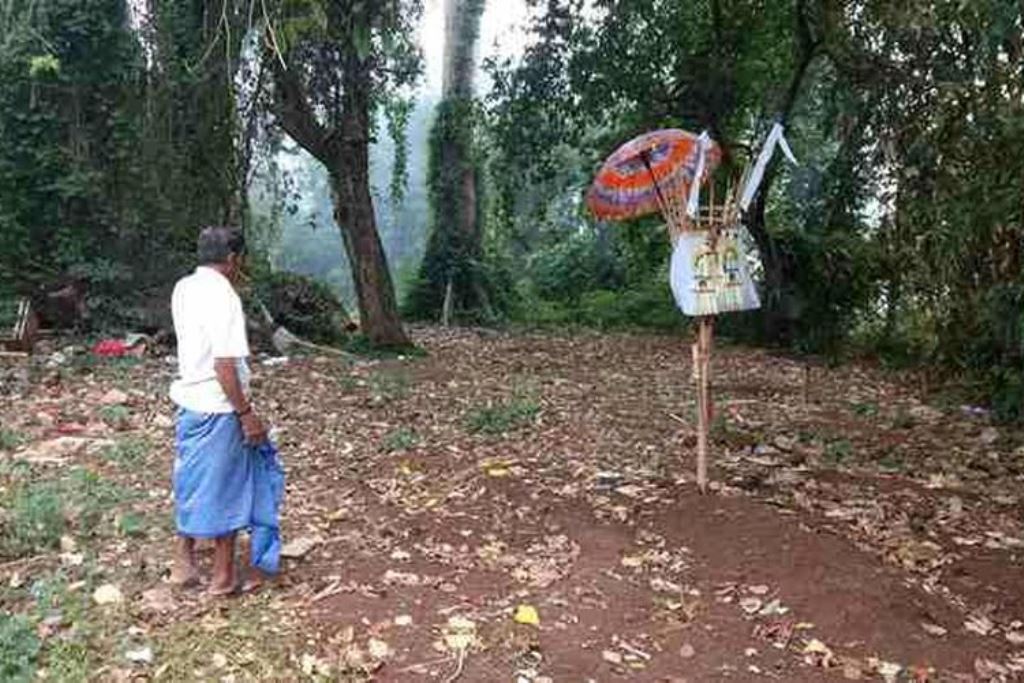 Setra di Desa Adat Buwit di Kaba-Kaba, Kecamatan Kediri, Kabupaten Tabanan, Bali.