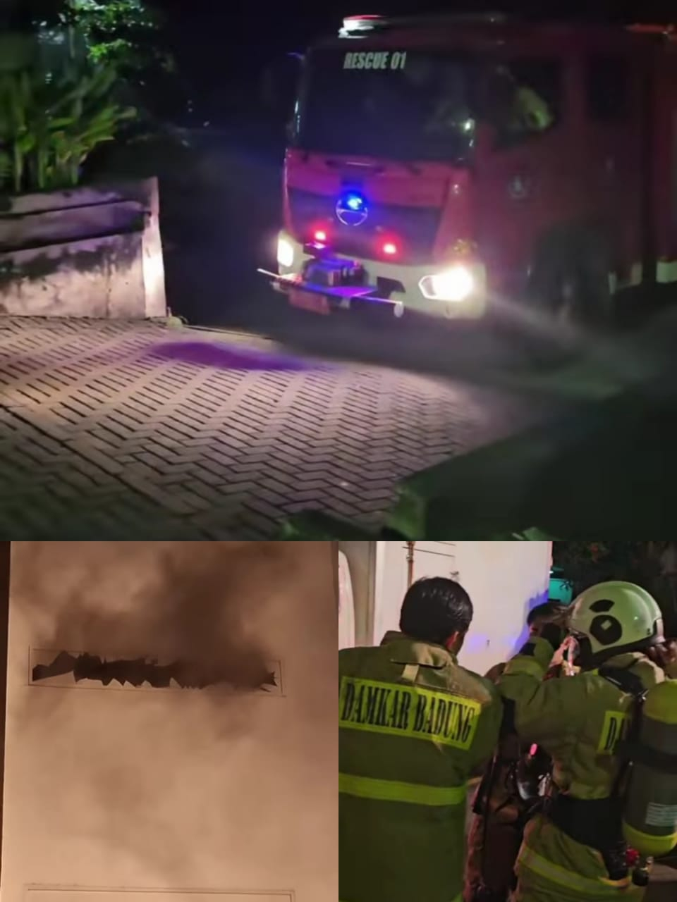 Penanganan Cepat Kebakaran Gudang Papaya Fresh Gallery di Kuta