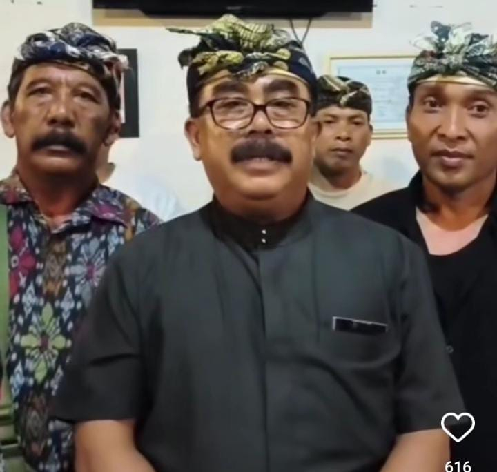 Prajuru Desa Adat Sebali klarifikasi viralnya perbaikan jalan di Gianyar