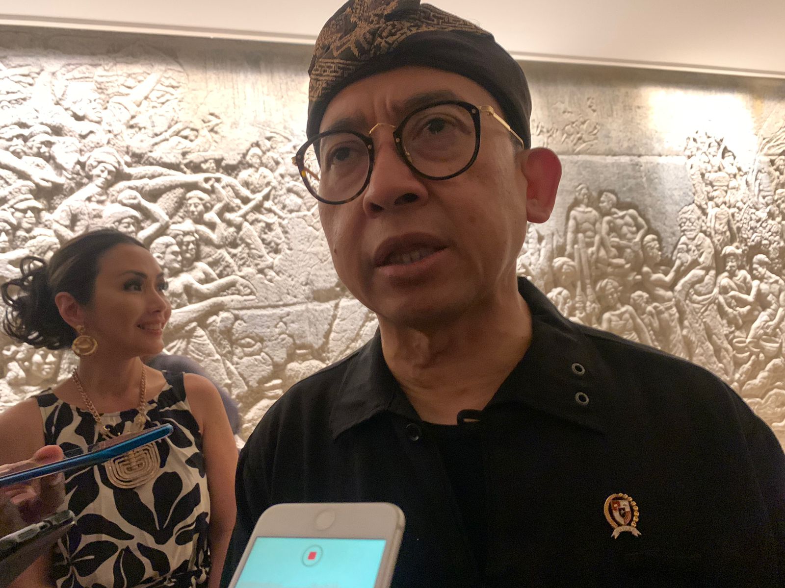 PENULISAN SEJARAH: Menteri Kebudayaan RI, Fadli Zon usai menghadiri penutupan Balinale 2025 di Sanur, Sabtu (7/6)