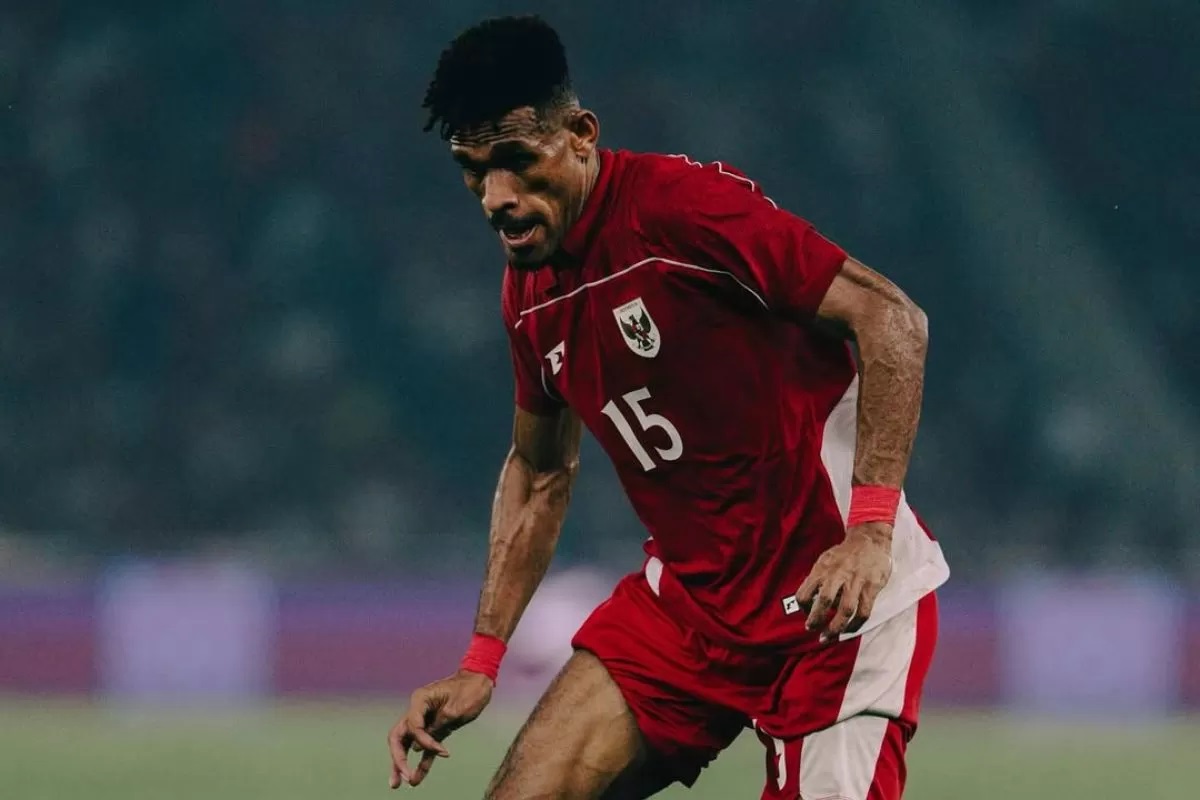 Ricky Kambuaya saat membela Timnas Indonesia di Kualifikasi Piala Dunia 2026. (Instagram @richardo_r55)