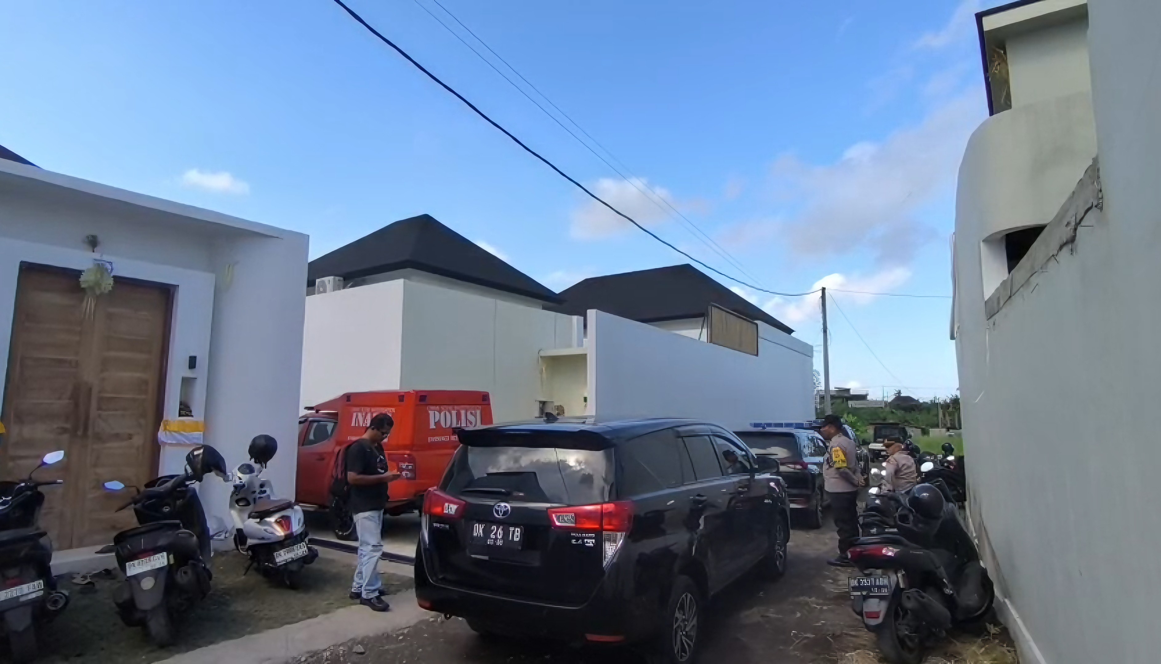 TKP: Villa tempat terjadinya penembakan terhadap WNA Australia di Badung. (Bali Express/Istimewa)