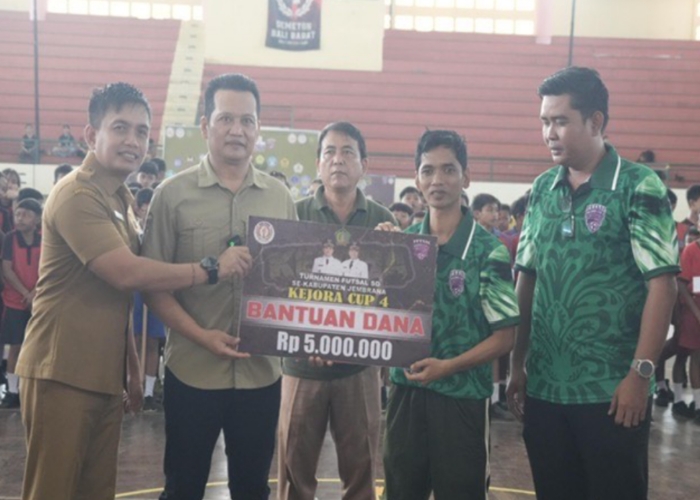 OLAHRAGA : Pembukaan kejuaraan futsal Kejora Cup 2025, Senin (16/6).
