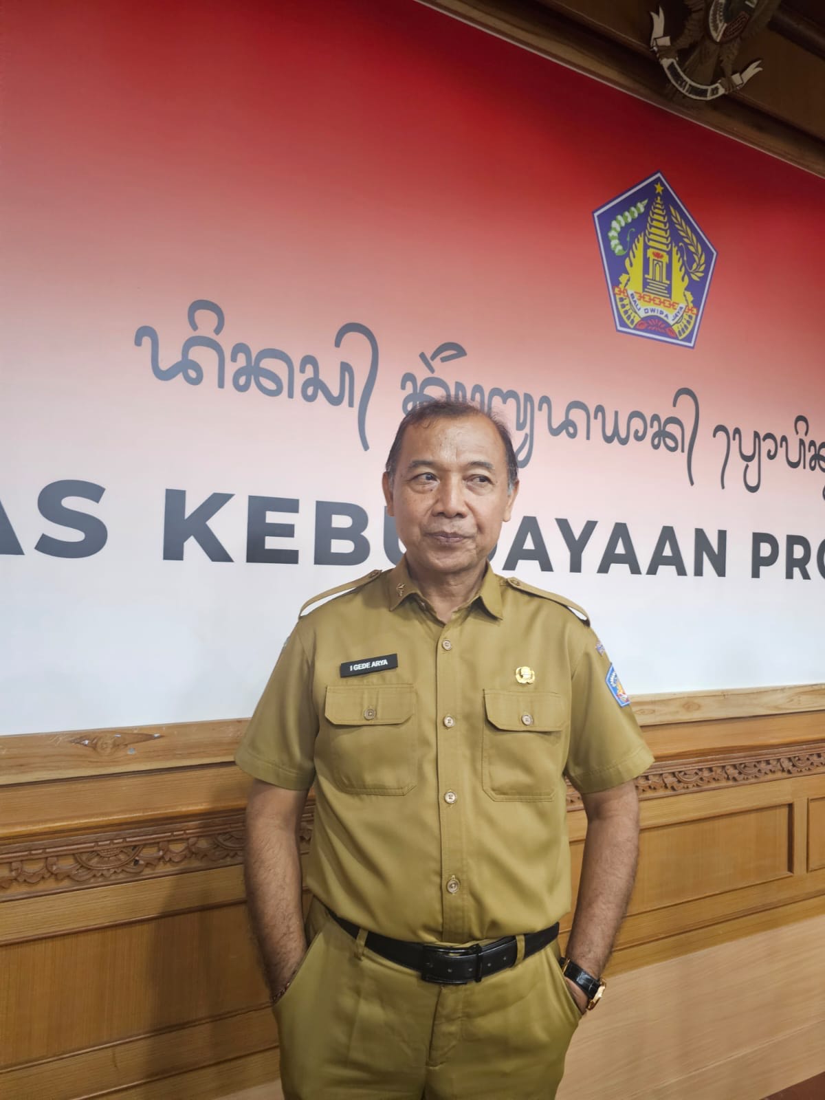 PAWAI: Kepala Dinas Kebudayaan Provinsi Bali, I Gede Arya Sugiartha