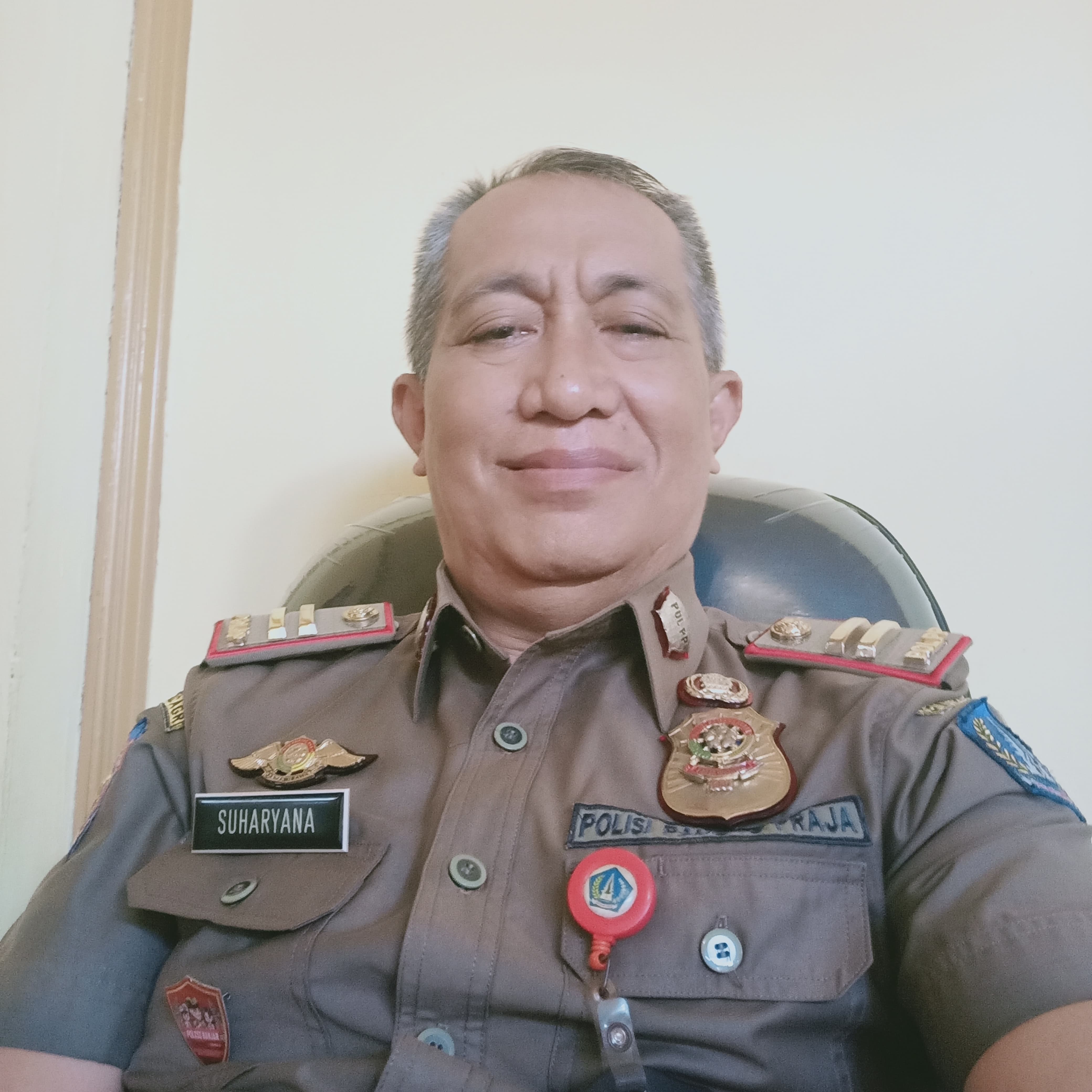 Danru Satpol PP Kuta Selatan, I Wayan Suharyana.