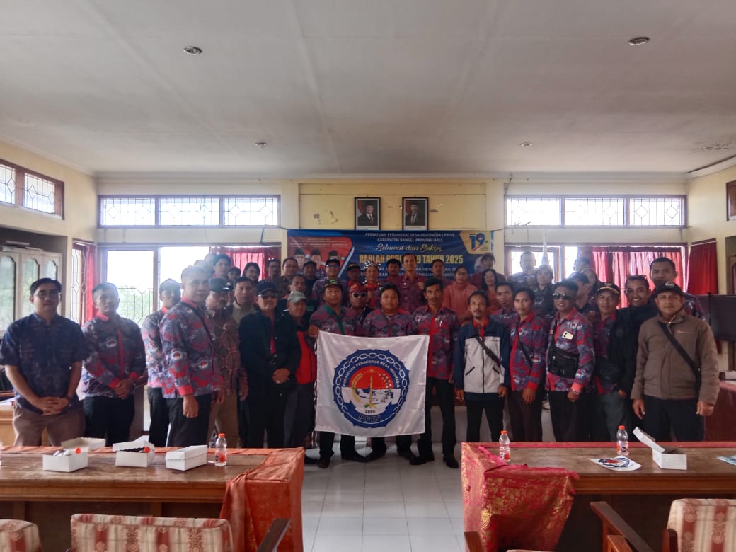 PPDI Bangli merayakan Hari Lahir (Harlah) ke-19 di Aula Kantor Camat Kintamani, Selasa (17/6/2025).