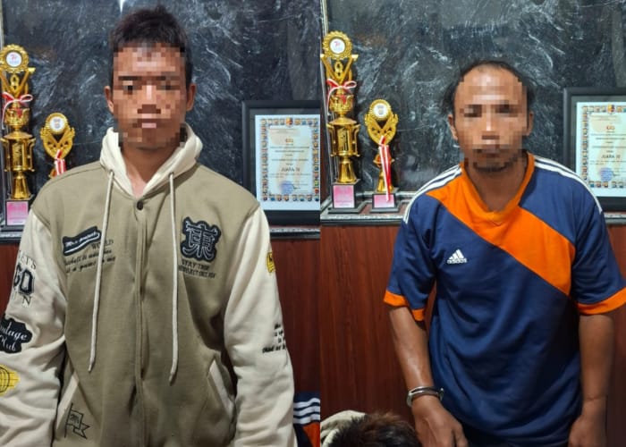 DIRINGKUS : Satuan Reserse Kriminal Polres Klungkung mengungkap kasus pencurian kendaraan bermotor yang terjadi di Banjarangkan, Selasa (17/6/2025).