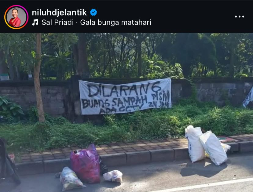 Tanggapan Tegas Niluh Djelantik soal Pembuang Sampah Sembarangan di Denpasar