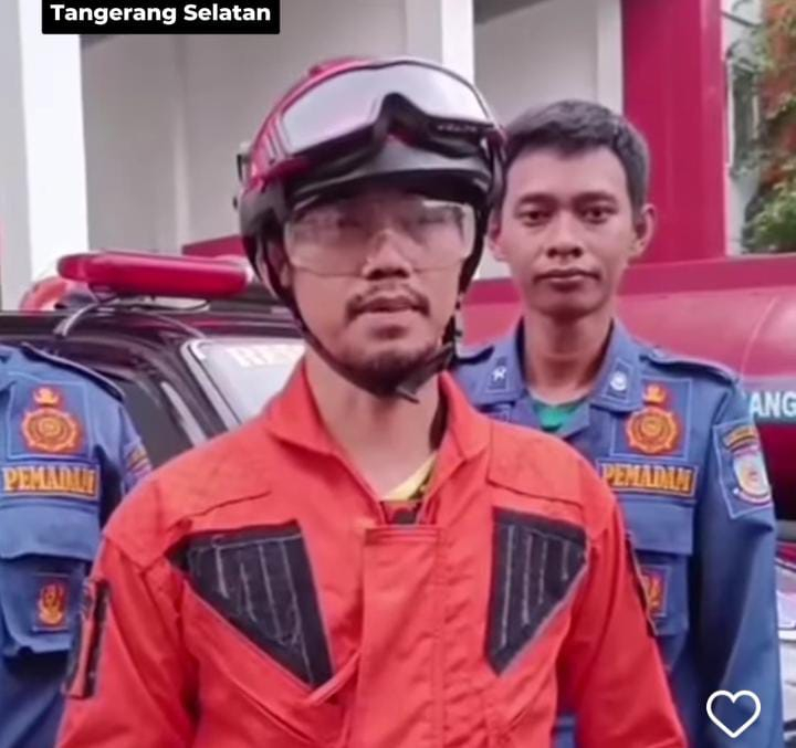 Seorang petugas damkar Tangsel menceritakan kronologi di prank laporan palsu warga