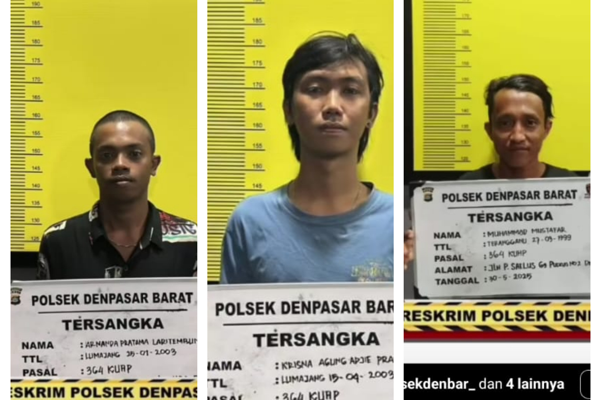 Mantan Karyawan Curi Barang Milik Majikan