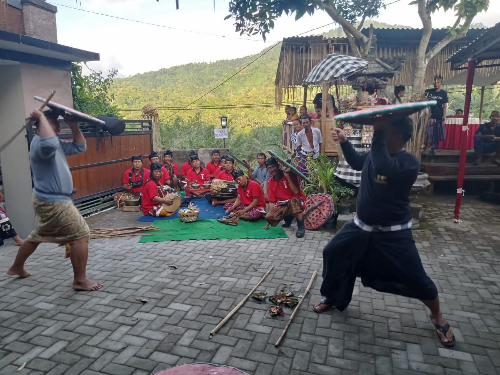 Tradisi Gebug Ende di Desa Patas, Kecamatan Gerokgak