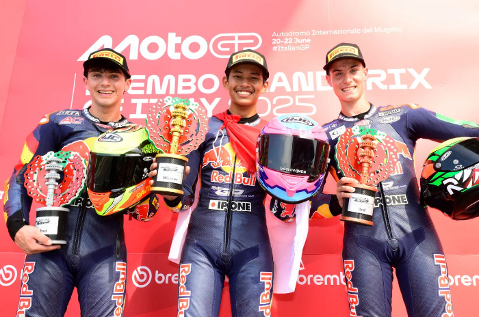 Pembalap binaan PT Astra Honda Motor (AHM) cetak prestasi membanggakan di dunia balap Internasional