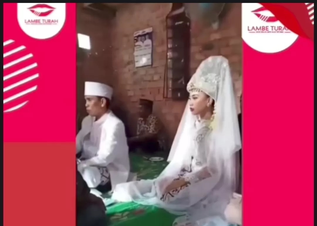 Seorang istri langsung minta cerai sesaat usai ijab kabul. (Instagram Lambe Turah Official)