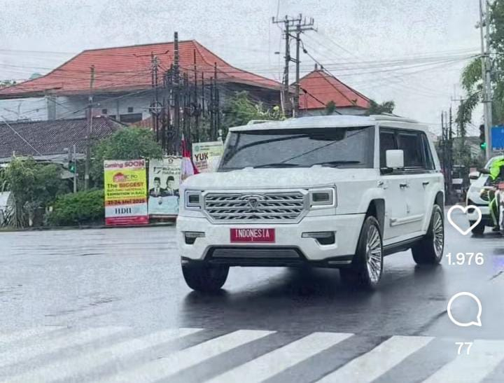 Presiden Prabowo Tertib di Jalan Saat Kunjungan ke KEK Sanur