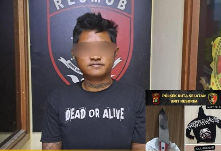 Seorang pria berinisial Guntur (26), asal Lumajang, Jawa Timur diamankan Polsek Kuta Selatan