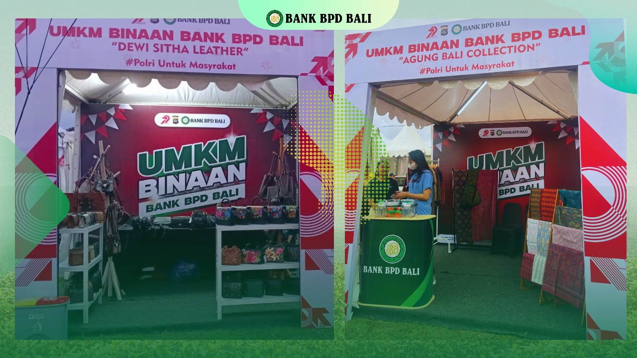 Bank BPD Bali meriahkan HUT Bhayangkara.