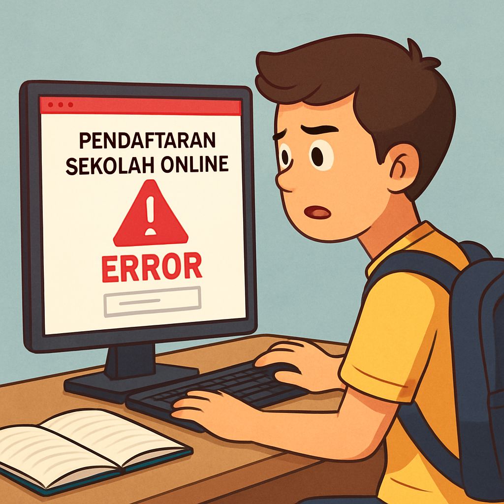 Ilustrasi website eror