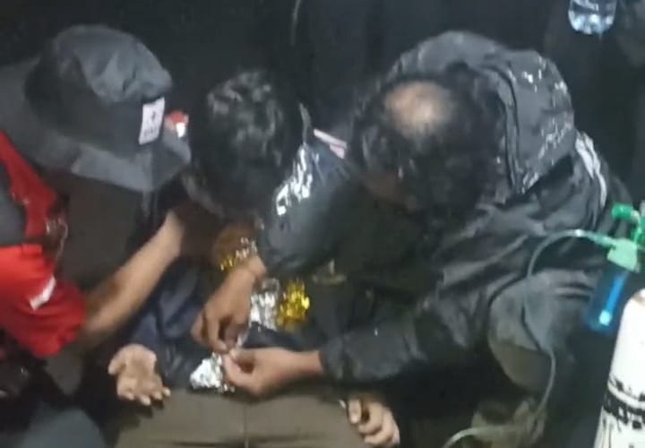Seorang pendaki Gunung Abang, Kintamani dievakuasi karena sesak napas, Kamis (4/7/2025).