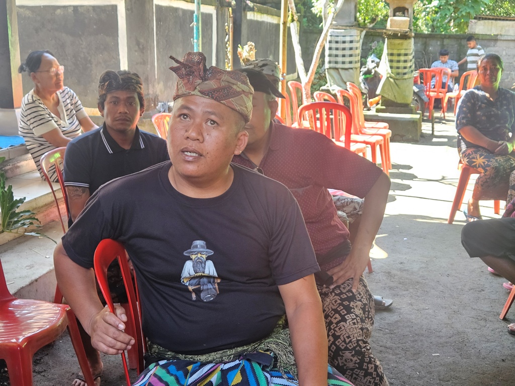 FIRASAT: Ipar korban, I Wayan Ariana mengaku , tidak ada firasat maupun tanda-tanda aneh sebelum kejadian nahas itu terjadi