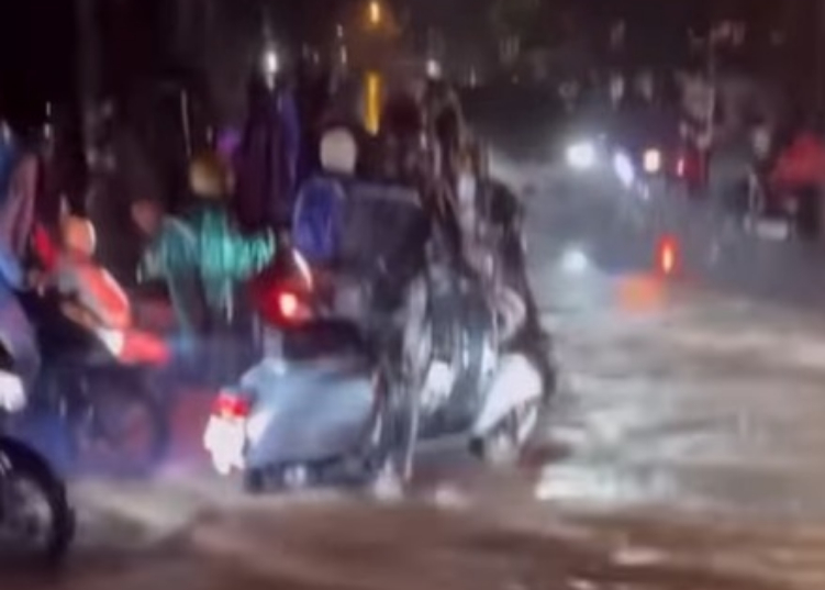 Banjir Landa Blahkiuh Badung Usai Hujan Deras